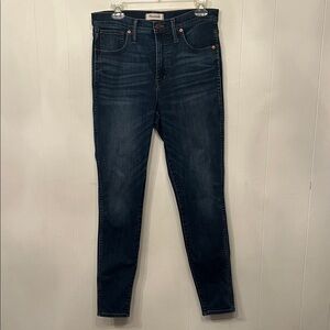 Madewell Dark Indigo Skinny Jeans